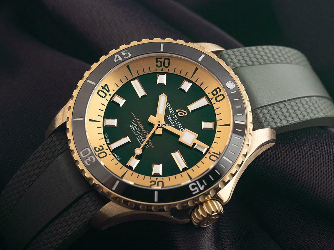 Breitling Superocean Bronze Ref.N17375201L1S1 2025 Full Set Ungetragen