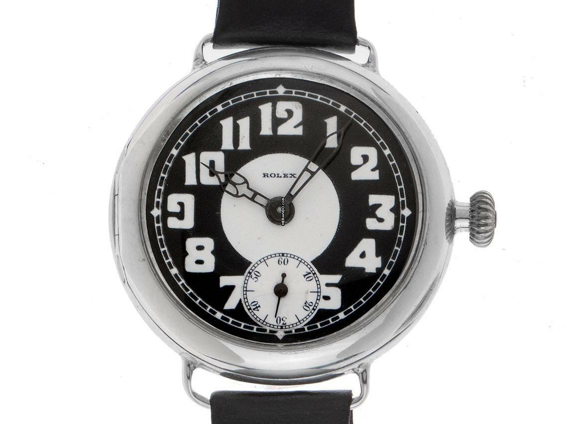 Rolex Emalie Panda Ref.31 1920 original Box sehr gut Vintage