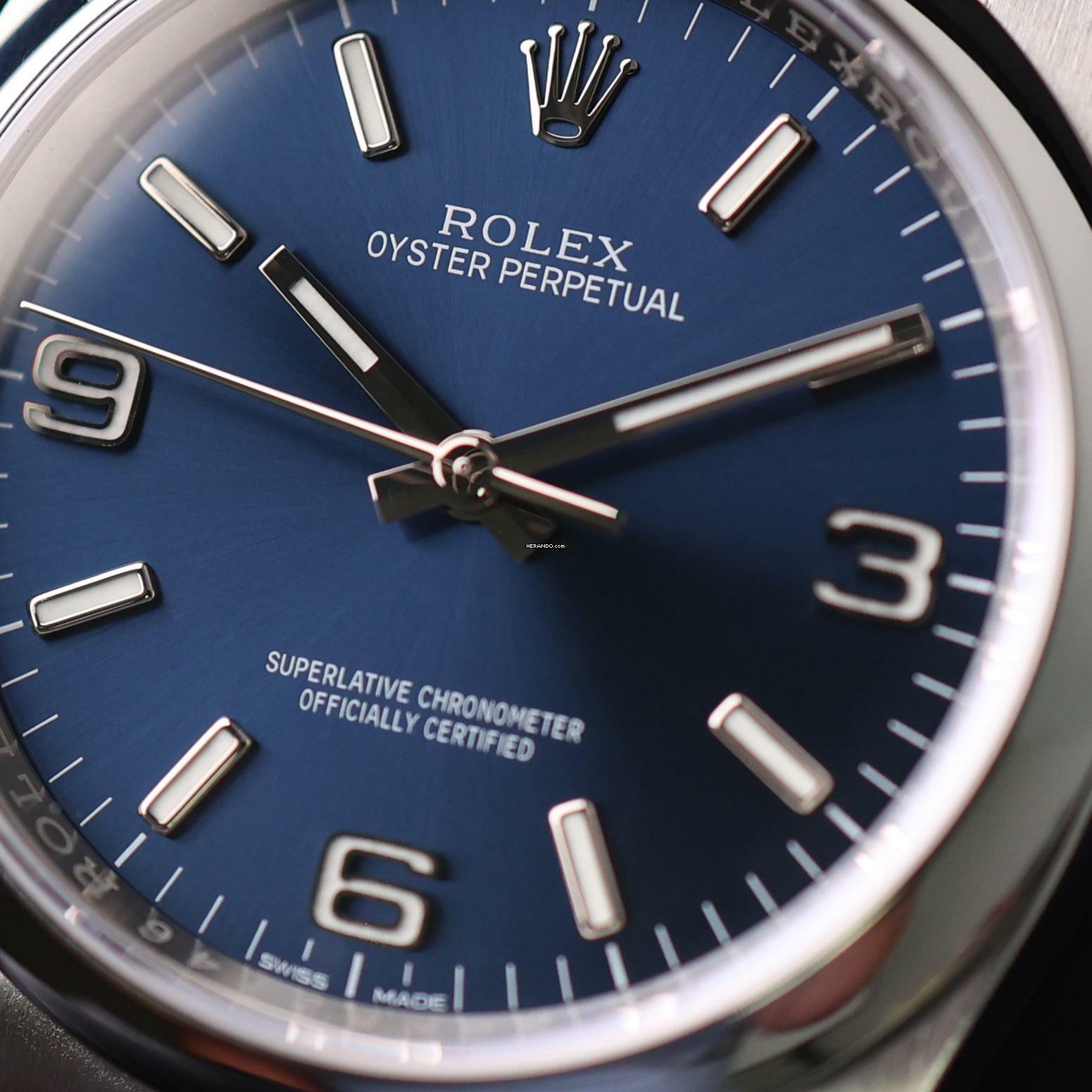 Thumbnail von Rolex Oyster Perpetual 36 Blue Dial