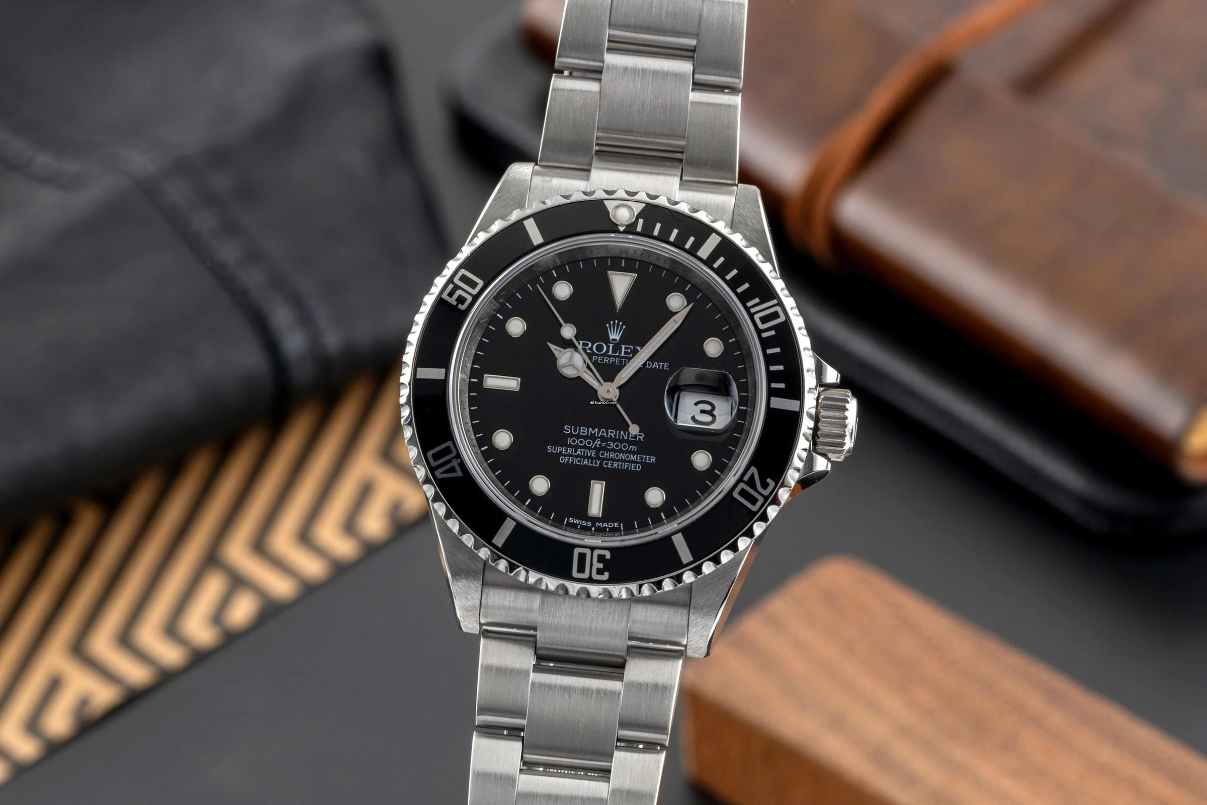  Rolex Submariner Date 1000ft Oyster Edelstahl Automatik Ref. 16610T V-Serie 