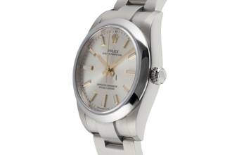 Thumbnail von Rolex Oyster Perpetual 34 Automatik Edelstahl Damenuhr Ref 124200 Box & Papiere
