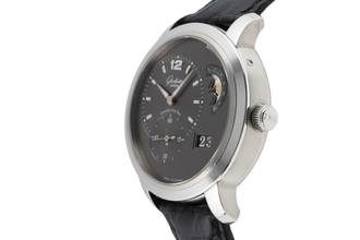 Thumbnail von Glashütte Original PanoMaticLunar XL Edelstahl Automatik Herrenuhr Ref. 90-02-36-12-05