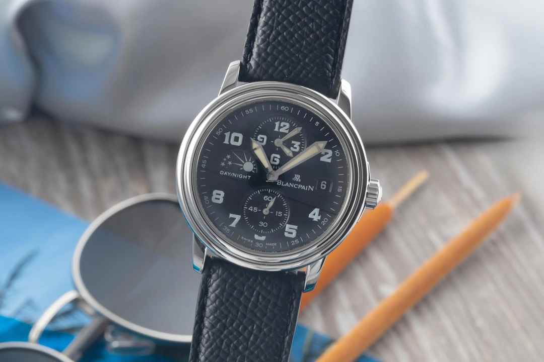  Blancpain Léman Time Zone Automatik Edelstahl Herrenuhr Ref. 2160-1130M-71  