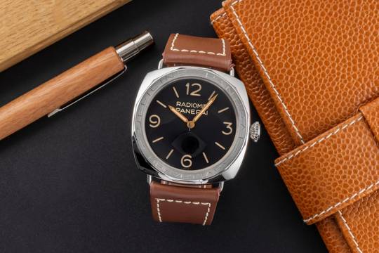  Panerai Radiomir 3 Days 47MM Bravettato Stahl Handaufzug Ref. PAM00685 Paper  