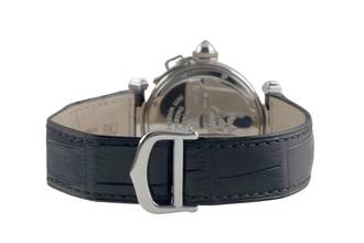 Thumbnail von Cartier Pasha 18K (0,750) Weissgold Diamant Zifferblatt Damenuhr Ref.WJ11902G