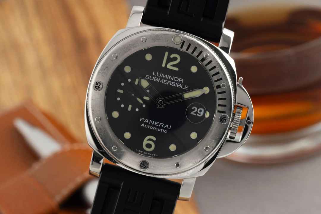  Panerai Submersible Stahl Automatik Herrenuhr Ref. PAM01024 Box & Papiere 2018  