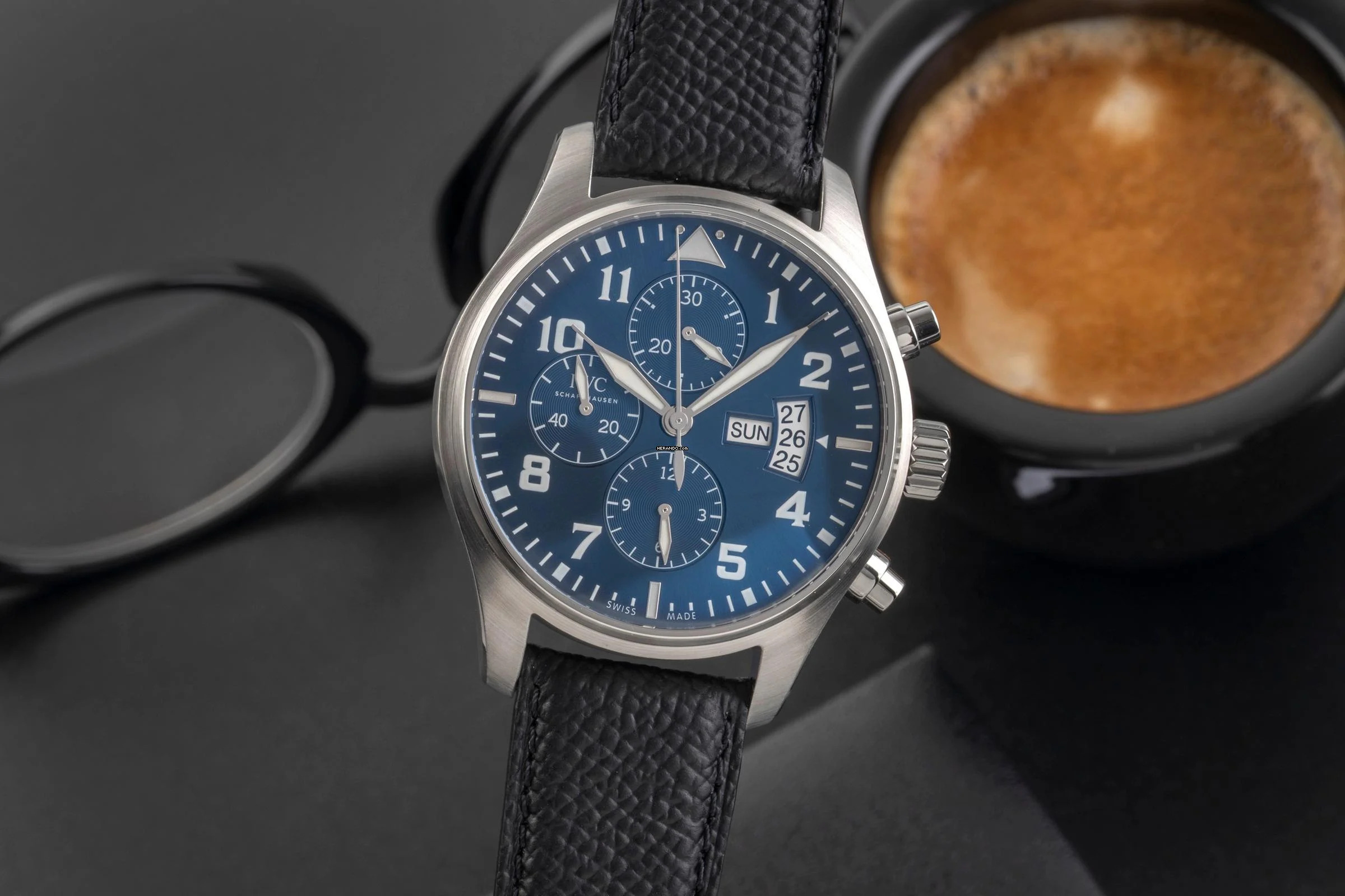  IWC Fliegeruhr Chronograph Pilot Fliegeruhr Le Petit Prince Chronograph Automatik IW377706  