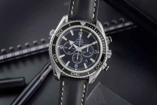  Omega Seamaster Planet Ocean Chronograph 600M Chronograph Stahl Automatik Ref. 2210.50.00  