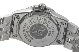 Thumbnail von Breitling Starliner Edelstahl Quarz Damenuhr Ref. A7134012/C778 B&P 2009