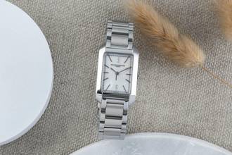 Thumbnail von Baume & Mercier Hampton Stahl MOP Dial Quarz Damenuhr Ref. M0A10474 B&P 2023