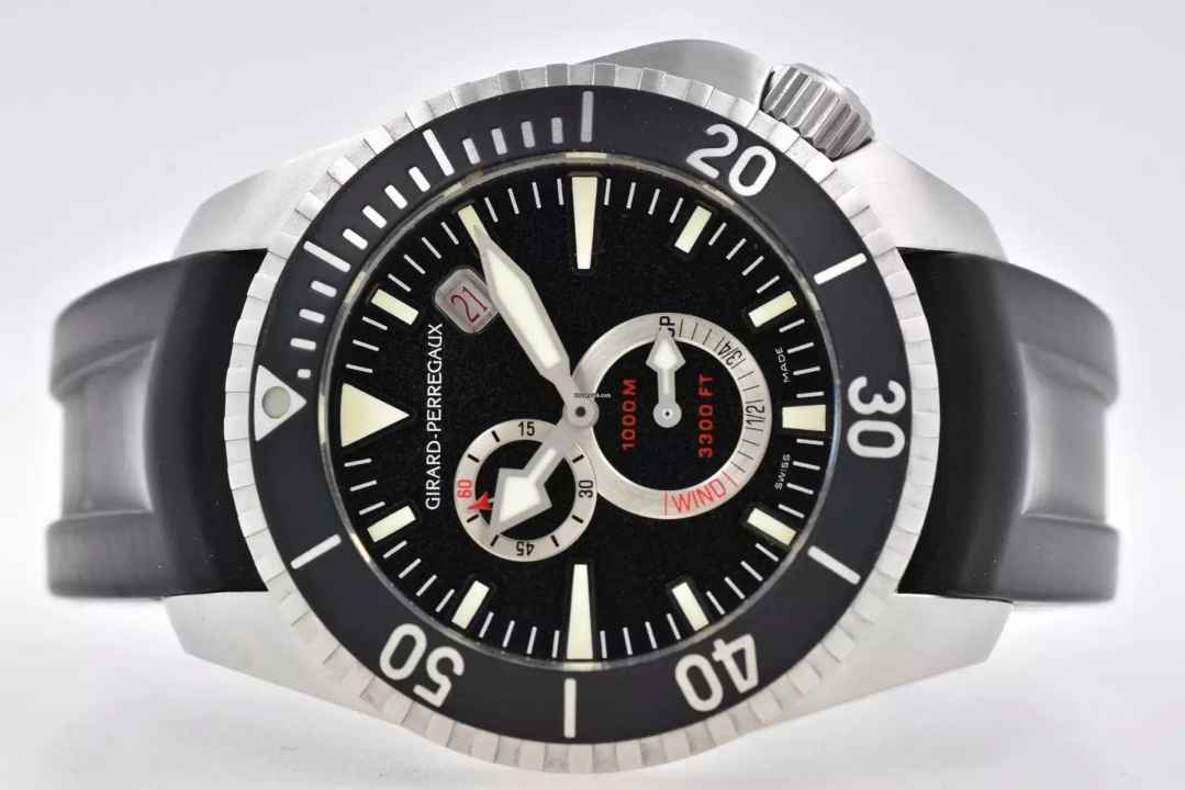  Girard Perregaux Sea Hawk PRO Matte Dial 1000m Power Reserve 49950-11-633-FK6A  