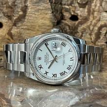 Thumbnail von Rolex Datejust 36 Ref. 116200 - Weißes Römsiches Zifferblatt