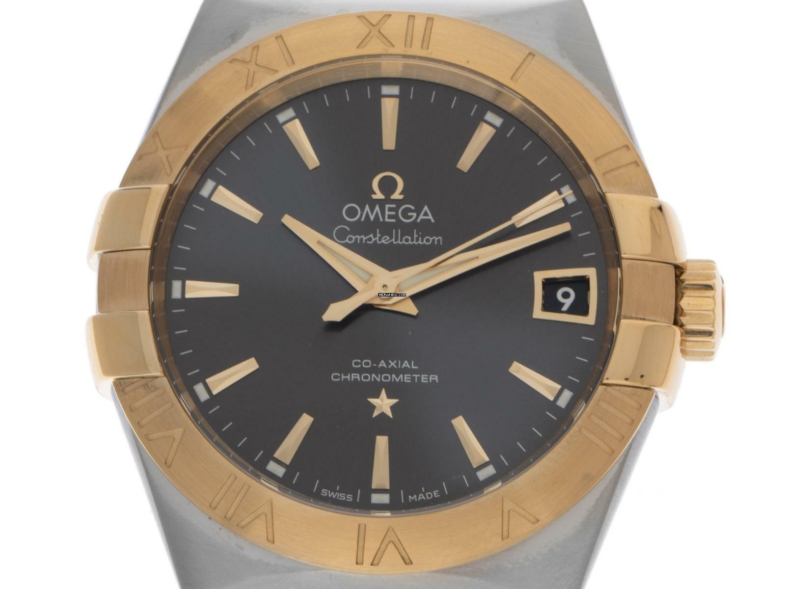  Omega Constellation Men Ref.123.20.38.21.06.001 2016 Full Set wie Neu Vintage  