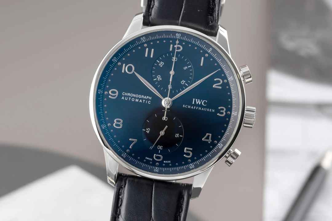  IWC Portugieser Chronograph Stahl Automatik Herrenuhr Ref. IW371447 