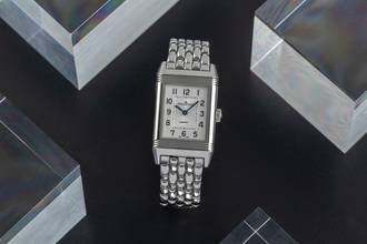Thumbnail von Jaeger-LeCoultre Reverso Lady Stahl Handaufzug Damenuhr Ref. Q2608140 B&P 2022