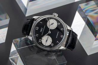 Thumbnail von IWC Portugieser Automatik Edelstahl Automatik Herrenuhr Ref. IW500001 Papiere 2003