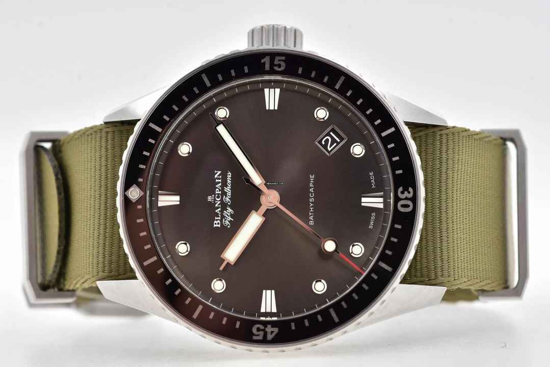  Blancpain Fifty Fathoms Bathyscaphe 5000-1110-B52A  