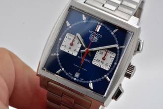 Thumbnail von TAG Heuer Monaco Chronograph Heuer 02 Blue Dial Bracelet CBL2111.BA0644
