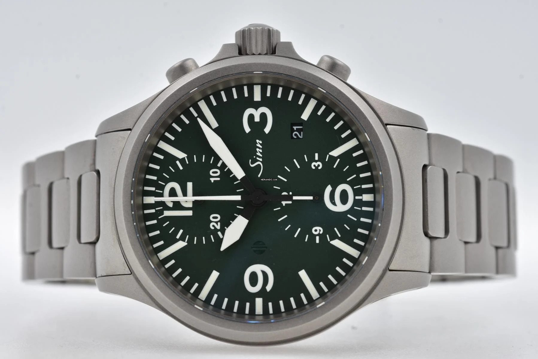  Sinn 756 / 757 Die Jagduhr Limited Edition to 100pcs Green Dial Chronograph  