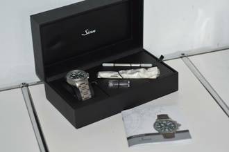 Thumbnail von Sinn 756 / 757 Die Jagduhr Limited Edition to 100pcs Green Dial Chronograph