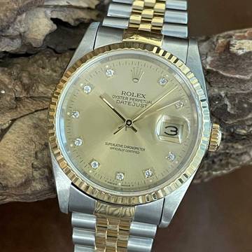  Rolex Datejust 36 Datejust 36 - Diamantblatt - Ref. 16233 Diamond Dial Factory  