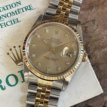 Thumbnail von Rolex Datejust 36 Datejust 36 - Diamantblatt - Ref. 16233 Diamond Dial Factory
