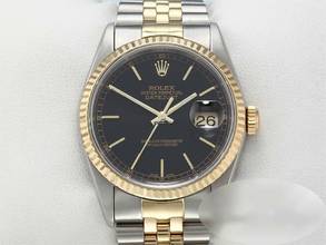 Thumbnail von Rolex Datejust 36 36mm 16233 2002 Stahl Gelbgold 750 Automatik Stainless Steel 18kt Yellow Gold Jubilé-band Chronometer Oyster White Dial