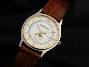 Thumbnail von Jaeger-LeCoultre Master Perpetual Calendar Mondphase Ref.140.345.5 1990 original Box sehr gut Vintage