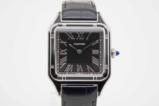 Cartier Santos Dumont Black Lacquer perfektes Fullset mit Cartier Garantie bis 2031  