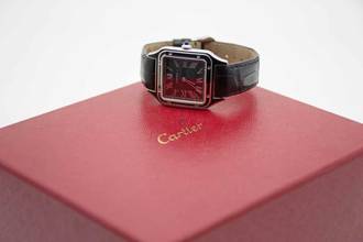 Thumbnail von Cartier Santos Dumont Black Lacquer perfektes Fullset mit Cartier Garantie bis 2031