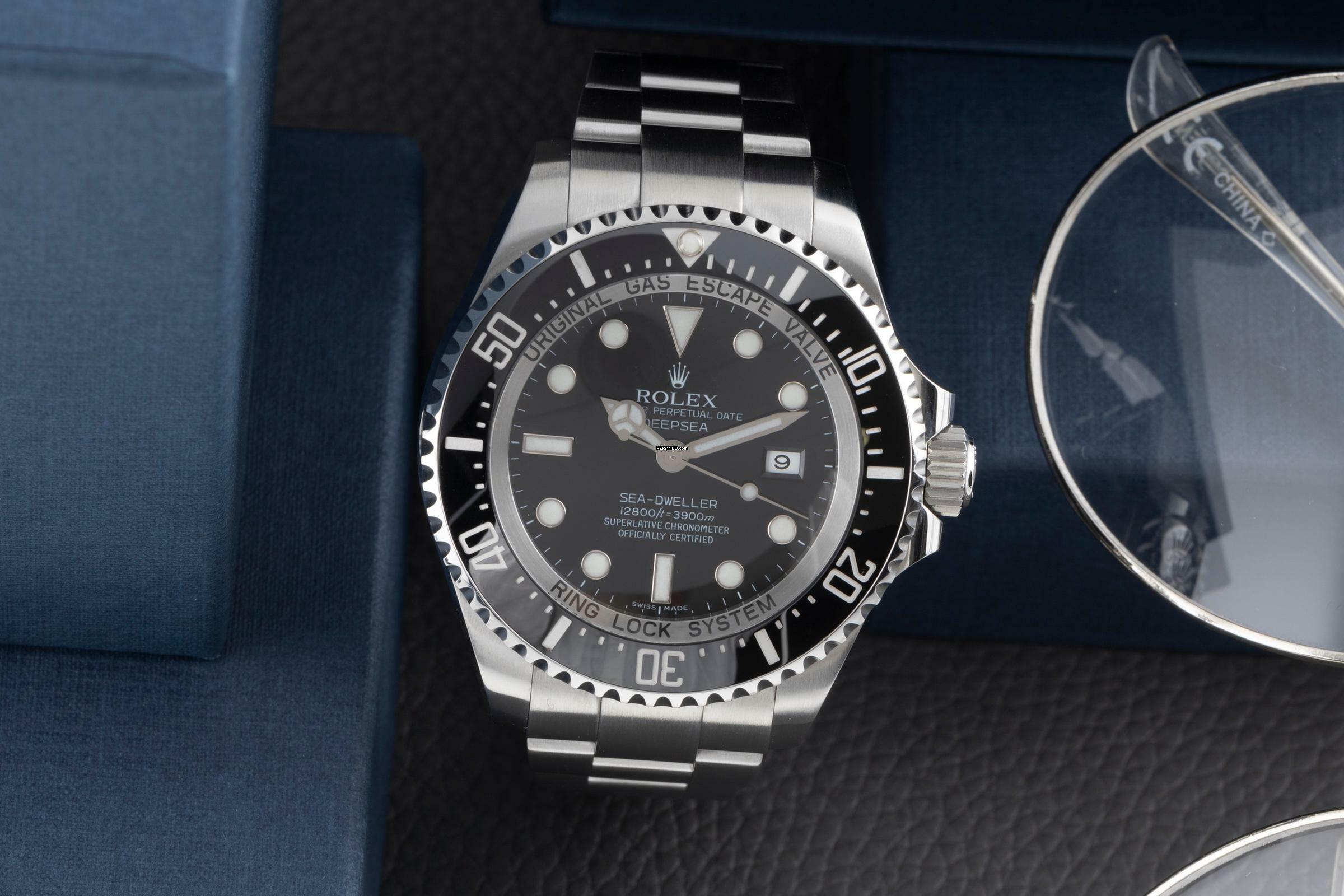  Rolex Sea-Dweller Deepsea Black Dial Oyster Edelstahl Automatik Ref. 116660 