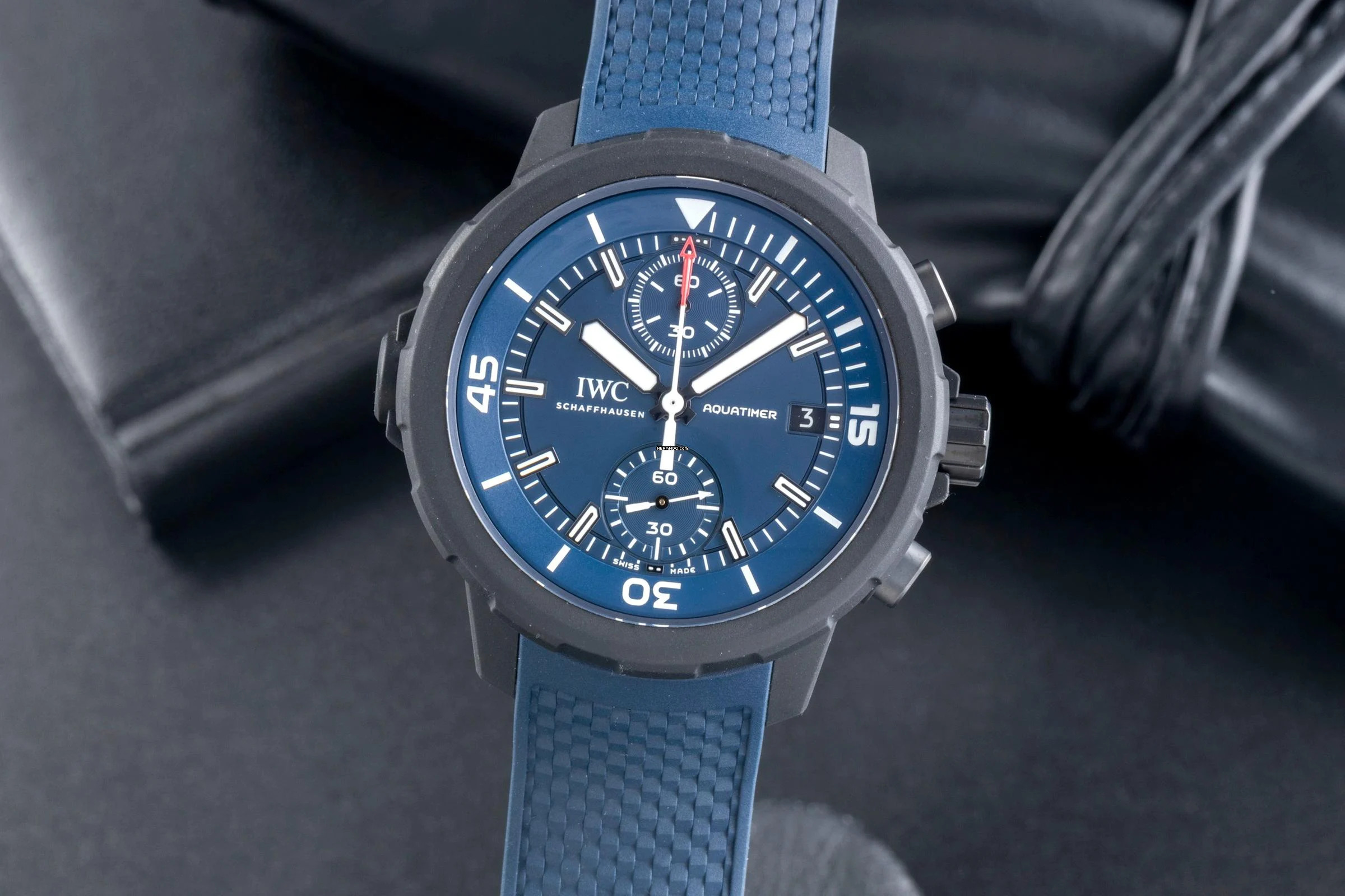  IWC Aquatimer Chronograph Laureus Sport For Good Chronograph Automatik Ref. IW379507 B&P  