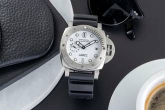 Thumbnail von Panerai Submersible Edelstahl Automatik Herrenuhr Ref. PAM01223 B&P 2022