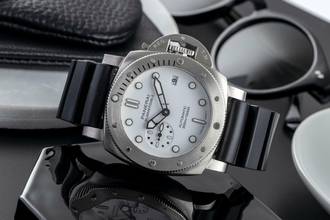 Thumbnail von Panerai Submersible Edelstahl Automatik Herrenuhr Ref. PAM01223 B&P 2022