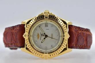 Thumbnail von Breitling Wings Lady Quartz Mother of Pearl Diamond Dial 18k Yellow Gold K67050