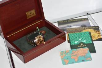 Thumbnail von Rolex Daytona Cosmograph Zenith 18k gold steel Gold Diamond Dial 16523