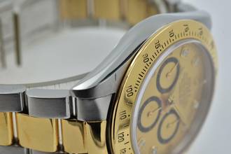 Thumbnail von Rolex Daytona Cosmograph Zenith 18k gold steel Gold Diamond Dial 16523