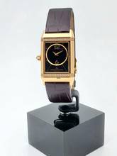 Thumbnail von Jaeger-LeCoultre Reverso Duetto 18 Kt. Gold black and white diamonds
