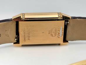 Thumbnail von Jaeger-LeCoultre Reverso Duetto 18 Kt. Gold black and white diamonds