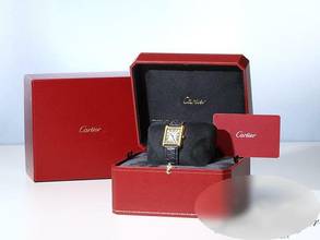 Thumbnail von Cartier Tank Solo Lady Tank Solo Edelstahl Gelbgold 750 2018 W5200002 Stahl Steel 18kt Yellow Gold Damen