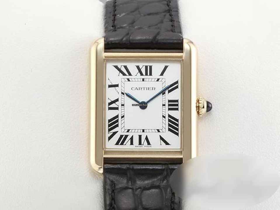  Cartier Tank Solo Lady Tank Solo Edelstahl Gelbgold 750 2018 W5200002 Stahl Steel 18kt Yellow Gold Damen 