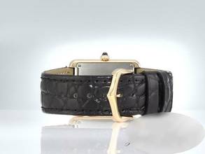 Thumbnail von Cartier Tank Solo Lady Tank Solo Edelstahl Gelbgold 750 2018 W5200002 Stahl Steel 18kt Yellow Gold Damen