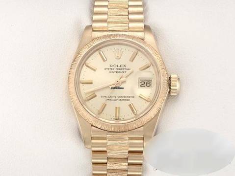  Rolex Lady-Datejust Gelbgold 750 Automatik 18kt Yellow Gold Damen Damenuhr President-band Chronometer Oyster  