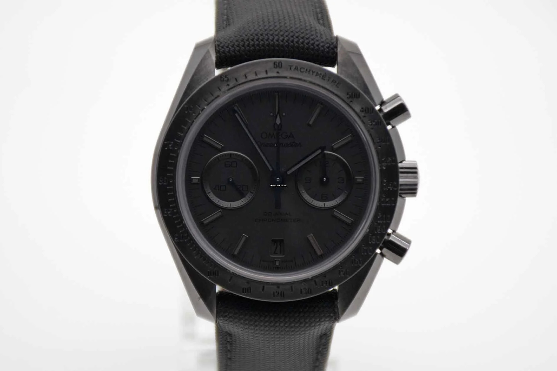  Omega Speedmaster Dark Side Of The Moon perfektes Fullset mit Faltschließe  