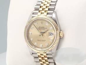 Thumbnail von Rolex Datejust 36 126233 Stahl Gelbgold 750 Diamanten Automatik Gold