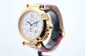 Thumbnail von Cartier Pasha Chronograph 42mm - Yellow Gold - With Box And Papers 2861 2009