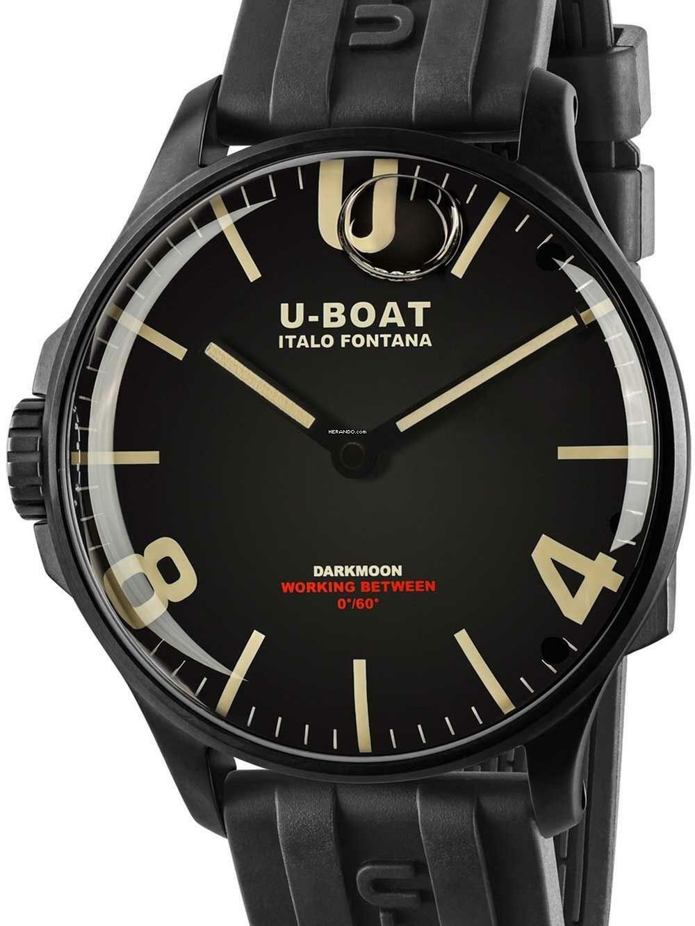 U-Boat 8464/D Darkmoon Herrenuhr 44mm IPB 5ATM 