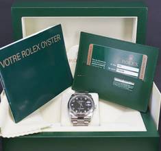 Thumbnail von Rolex Oyster Perpetual Date Black Diamond Dial Fullset LC EU