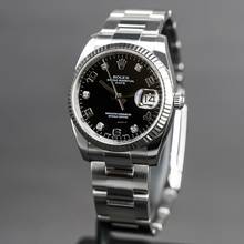 Thumbnail von Rolex Oyster Perpetual Date Black Diamond Dial Fullset LC EU