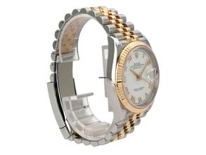 Thumbnail von Rolex Datejust 36 Edelstahl Gelbgold 126233 Weiß Römisch Jubile-Band